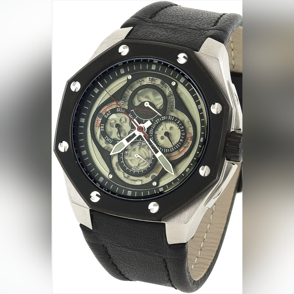 Stuhrling Original Men's 181A.332B51 Lifestyle 'Nemo' Skeleton Automatic Watch